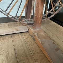 骨董品　糸車オブジェの画像