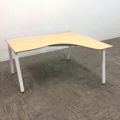 L字デスク 右ラウンド サイビTX 引出し付 コクヨ 中古の画像