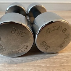 (美品)ダンベル　5kg*2の画像