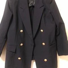 紺ブレ　ブレザー　金ボタン