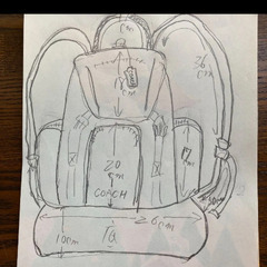 COACH・コーチのリュック、革製の画像
