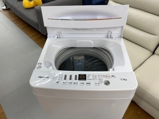 I685 ? Hisense 5.5㎏ 洗濯機 2020年製 ⭐ 動作確認済 ⭐ クリーニング済