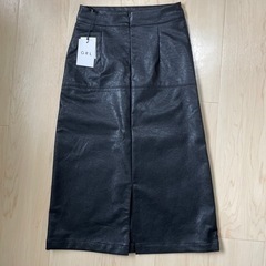GRLレザースカート