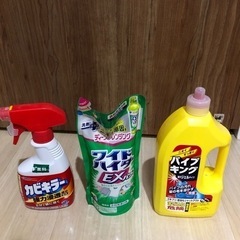 カビキラー　排水パイプ洗剤　衣料用漂白剤