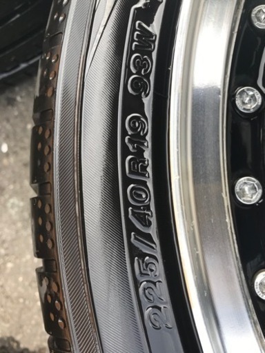 タイヤアルミセット　225/40R19 PCD100　スバル車