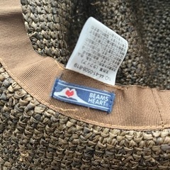 ビームス　ストローハットの画像