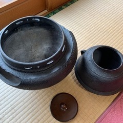 【お値下げ】未使用品　茶道具　茶釜　風炉の画像