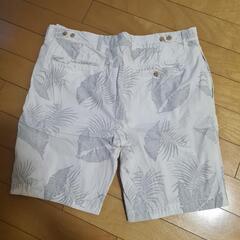 【日本未販売、未使用に近い】NAUTICA  ハーフパンツ ショートパンツ白色 36W の画像