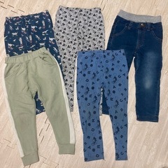 100キッズパンツ5点セット