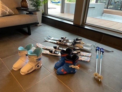 スキーフルセット　双子　2人分