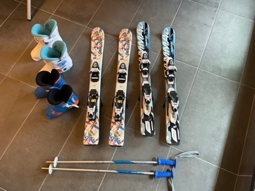スキーフルセット　双子　2人分