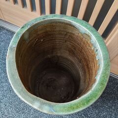 (最終価格) 陶器傘立て(信楽焼)の画像