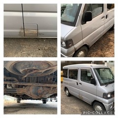 三菱ミニキャブバン　R7/3車検あり　黒ナンバー　4WD 5MTの画像