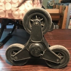 段差らくらく！保冷機能付き！お買い物キャリーバッグ　ブラウンの画像