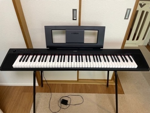 （値下げ）2019年製　ヤマハ YAMAHA 電子キーボード piaggero ブラック NP-32B