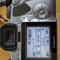 デジタル１眼２台セット　キャノンDX　レンズ付き　無料ですの画像