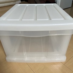引き出し型プラスチック収納ケースの画像