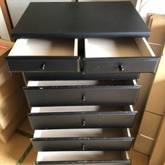 引取限定　収納引出しタンスの画像