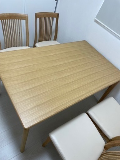 shimadaya家具　ダイニングセット　テーブル×チェア(4脚)