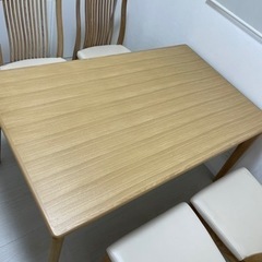 shimadaya家具 ダイニングセット テーブル×チェア(4脚)