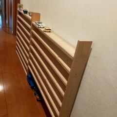 プラレール・トミカ収納棚  手作り