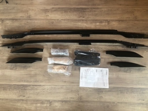 150プラド 純正ルーフレール(黒)