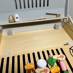 【美品】木製おままごとバーベキューセットの画像