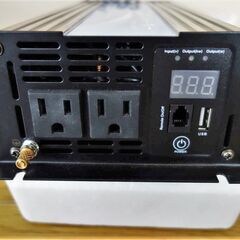 GIANDEL　正弦波 インバーター 1200W　PS-1200JCR　美品の画像