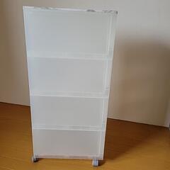 無印良品　４段の収納ケース？の画像