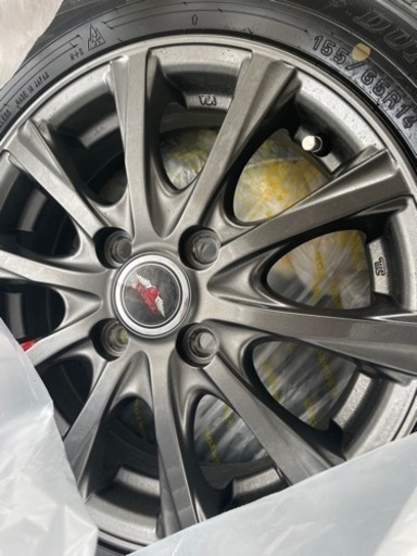 ?冬タイヤ　きれいです！　ダンロップWM02 155/65R14 75Q