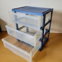 衣類収納3段　横に広いタイプの画像