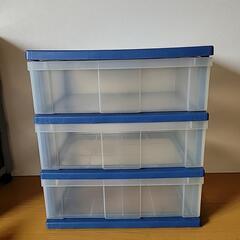 衣類収納3段　横に広いタイプの画像