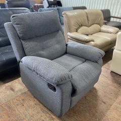 🌟激安‼️お値下げ🎁　リクライニングソファ 1人用 ソファ グレー 手動 🌟の画像