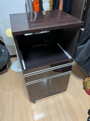 【取引終了】レンジ台 幅54cm レンジラック キッチンボード