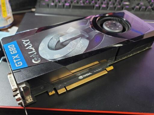 ジャンク扱い Nvidia 680GTX GALAXY 本体のみ