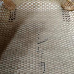 箕　竹製　農具　竹編み　大サイズの画像