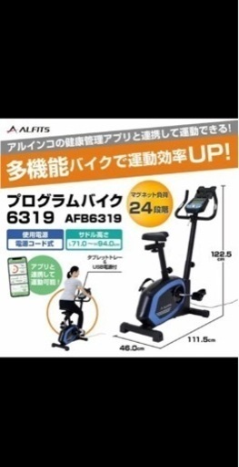 アルインコ　プログラムバイク　AFB6319