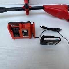 ブラックアンドデッカー 18V コードレス ミニ耕運・除草機 18V2.0Ah LGC120Nの画像