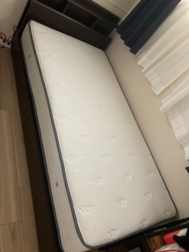 ボックス付きベッド(マットレスセット)　マナベインテリアハーツ