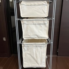 お取引き中　【難あり】スチールチェスト3段　収納棚　