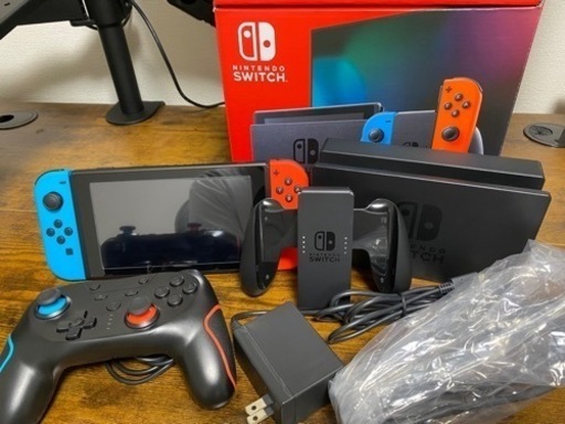 超美品★ニンテンドースイッチ 本体 +連射コントローラー Nintendo Switch