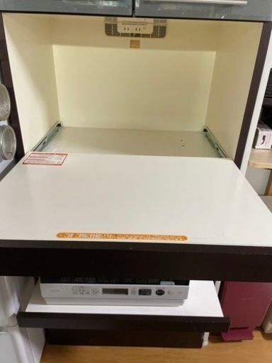 【取引者決定】食器棚(ブラウン)　H1700×W700×D500