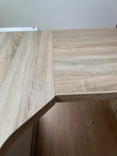 定価31000円　【美品】J-supplyパソコンデスク L字型 コーナー 幅120cm オーク PD002-OAK