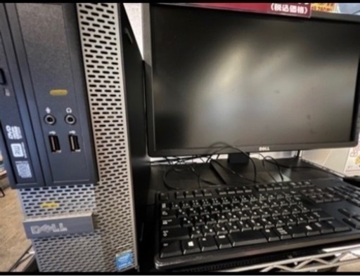【デスクトップPC一式】モニター、オフィス付き