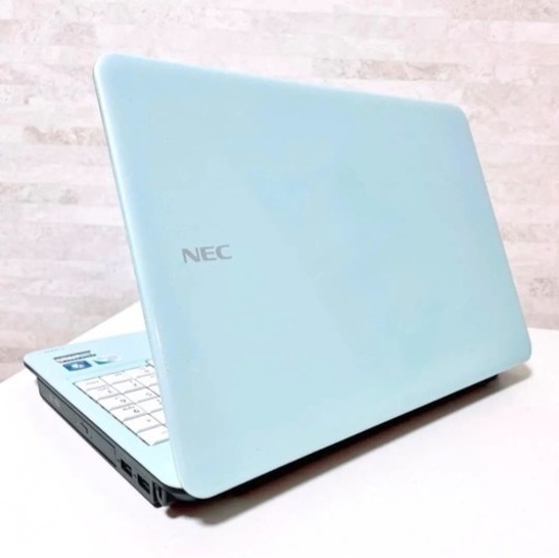 【水色】3月分④ NEC ノートパソコン Windows11大容量保存HDD 水色】NEC ノートパソコン Windows11大容量保存HDD