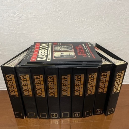 週刊マーダーケースブック 全96冊揃 専用バインダー付き　近ければ配達致します。