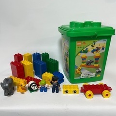 美品　LEGO レゴデュプロ　基本セット　みどりのバケツ　ブロッ...