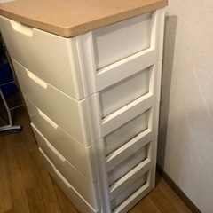 5段　キャビネット　難ありの画像