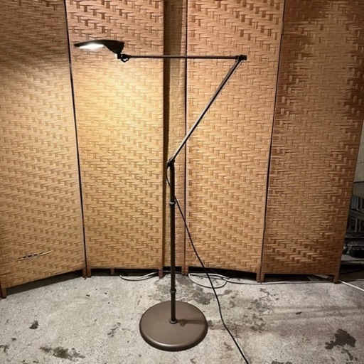 【売約済】SWAN スワン電器 SLIMAC EXARM エグザーム LED フロアランプ LEX-959 スタンドライト アームライト 照明 モダン スタイリッシュ