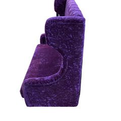 ベルベット　ダイヤモンドステッチ★二人掛けソファ★買取帝国　朝霞店　ハイバックソファの画像